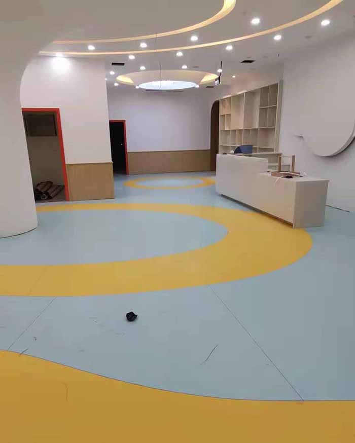 遂寧市培訓(xùn)機構(gòu)純色PVC地膠造型安裝